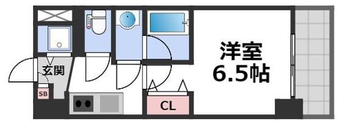 スプランディッド阿倍野の間取り画像