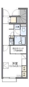 レオパレスフジサキⅢの間取り画像