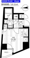 ステージファースト西新宿の間取り画像