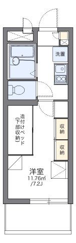 レオパレス美風の間取り画像