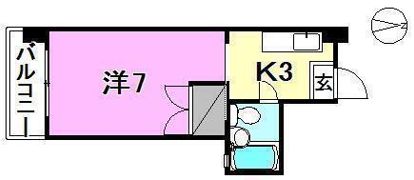 束本マンションの間取り画像