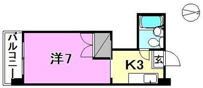 束本マンションの間取り画像