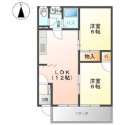グリーンパレスⅡの間取り画像