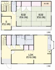 東古松1-15-6戸建の間取り画像