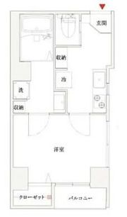 城見マンションの間取り画像