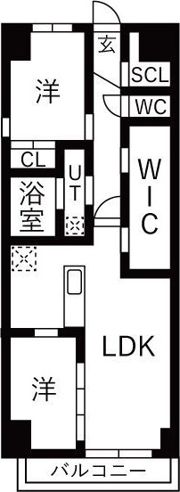 アーチレジデンス川名駅前の間取り画像