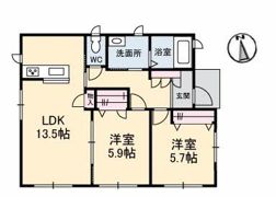 カーサ トルチェ C棟の間取り画像