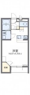 レオパレス北丘の間取り画像