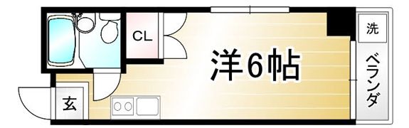室町北野マンションの間取り画像