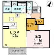 ハピネス B棟の間取り画像
