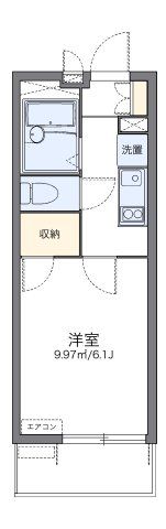 レオパレスカーサ ドマーニの間取り画像
