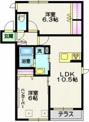 ヒルズ等々力の間取り画像