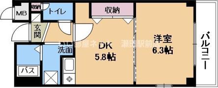 グランベール壱番館の間取り画像