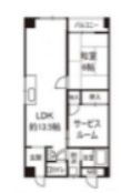 第二阿井マンションの間取り画像