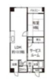 第二阿井マンションの間取り画像