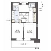 グラングリーン大阪THE NORTH RESIDENCEの間取り画像