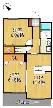 浜町テラスの間取り画像