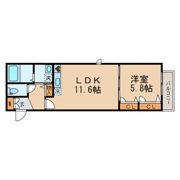 シャーメゾン内沼Bの間取り画像