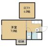プリンスコート苦竹Bの間取り画像