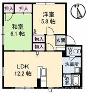 シーサイドDIAS B館の間取り画像