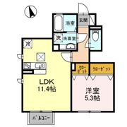 仲町フラットの間取り画像