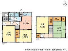 津島本町一戸建ての間取り画像