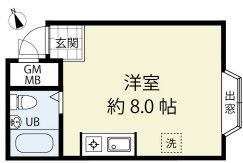 ハマンション香里の間取り画像