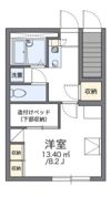 レオパレスヴィラアンソレイユの間取り画像