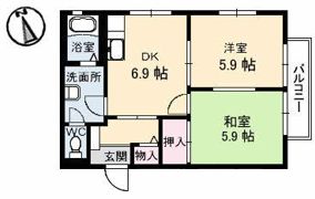 Cosmo Town I棟の間取り画像