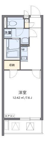 クレイノラポステ一ツ家の間取り画像