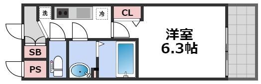 ララプレイス天王寺シエロの間取り画像