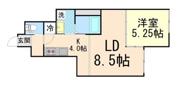 G MAISON豊中蛍池の間取り画像