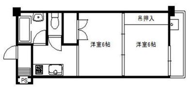 グロリアスマンション新河岸の間取り画像
