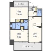 エステムプラザ難波WESTリバークロスの間取り画像