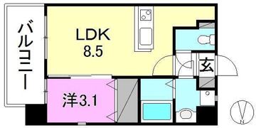 アルファプレミアム高砂の間取り画像