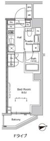 プラウドフラット門前仲町Ⅴの間取り画像