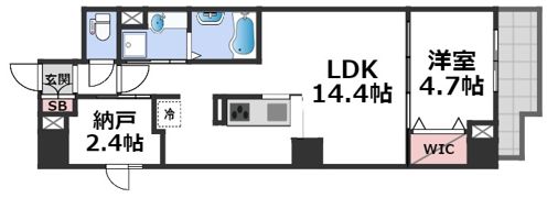 Calmtree上町台の間取り画像