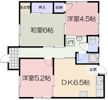 五海貸家の間取り画像