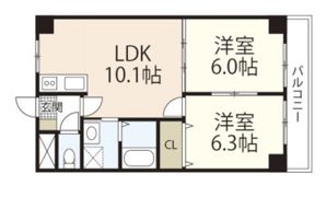 ホワイトストーン白石の間取り画像