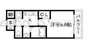 ララプレイス神戸西元町の間取り画像