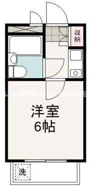 三恵コーポの間取り画像
