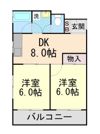 シャルム上野西の間取り画像