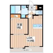 LUANA・AIR・RESIDENCE五橋の間取り画像