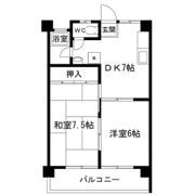 メゾン豊津の間取り画像