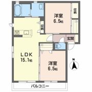グランマスト古川北 B棟の間取り画像