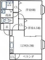 スペラーレⅡの間取り画像