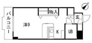 グリーンヴィラ府中B棟の間取り画像