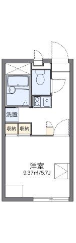 レオパレス葛城の間取り画像