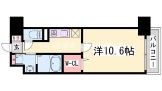 L・Isobe三宮の間取り画像
