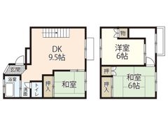 山中借家の間取り画像